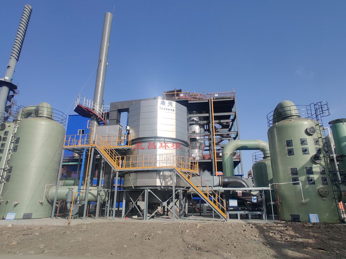 营口昌成新材料科技有限公司50000风量旋转式RTO安装完工