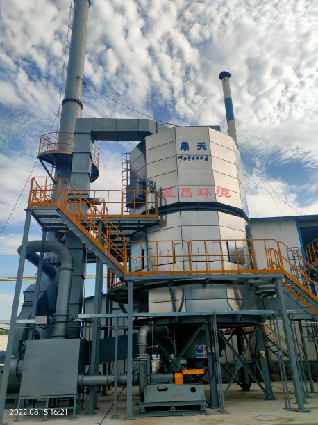 胜利油田大明新型建筑防水材料有限责任公司35000风量旋转式RTO交付运行